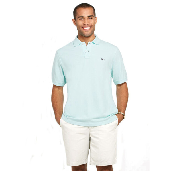 Vineyard Vines Men's Classic Pique Polo Crooked Monkey