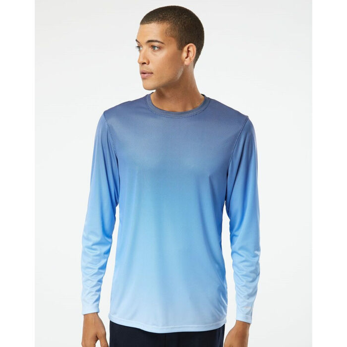 Unisex Barbados Performance Pin Dot Long Sleeve T-Shirt Thumbnail