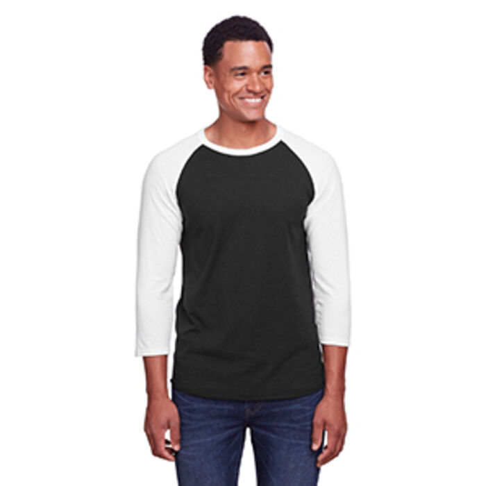 Unisex Three-Quarter Sleeve Raglan T-Shirt Thumbnail