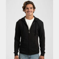 Unisex Beach Full-Zip Hooded Long Sleeve T-Shirt Thumbnail