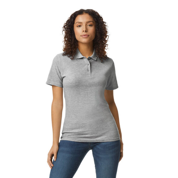 Ladies' Softstyle Double Pique Polo Thumbnail