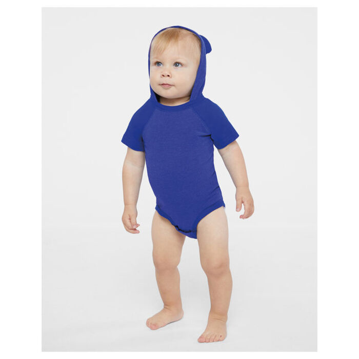 Infant Character Hooded Bodysuit with Ears Thumbnail