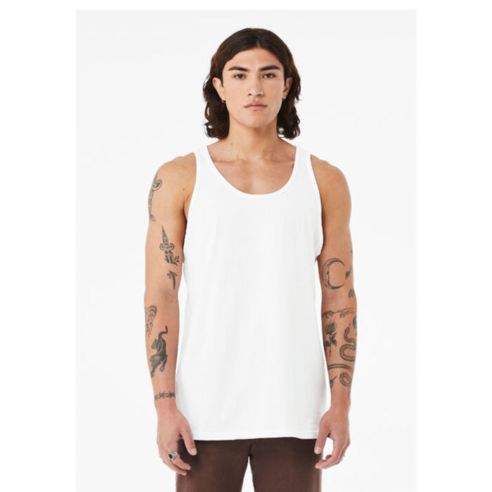 Unisex Heather CVC Tank Thumbnail