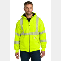 Ansi 107 Class 3 Lined Full Zip Sweatshirt Thumbnail