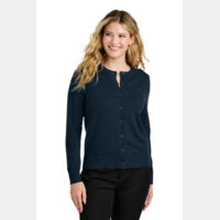 Women's Easy Care Crewneck Cardigan Sweater Thumbnail