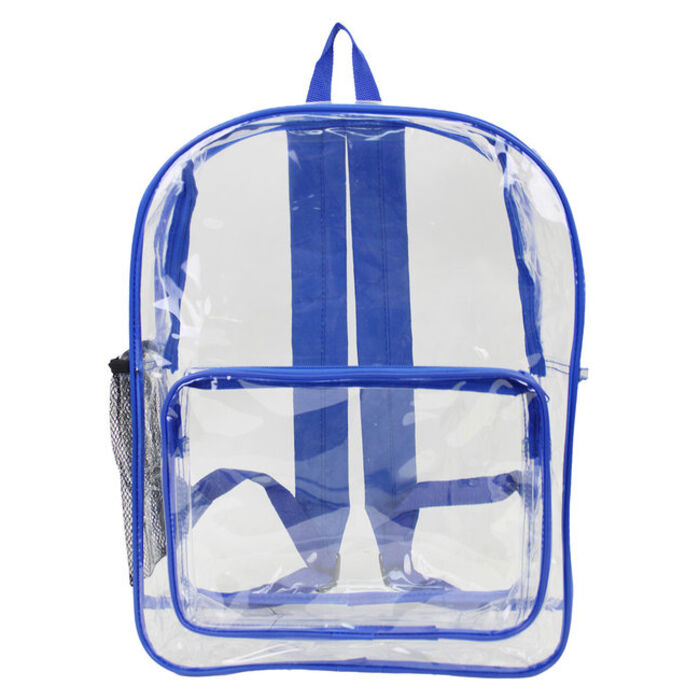 Large 17" Heavy Duty Clear Backpack Thumbnail
