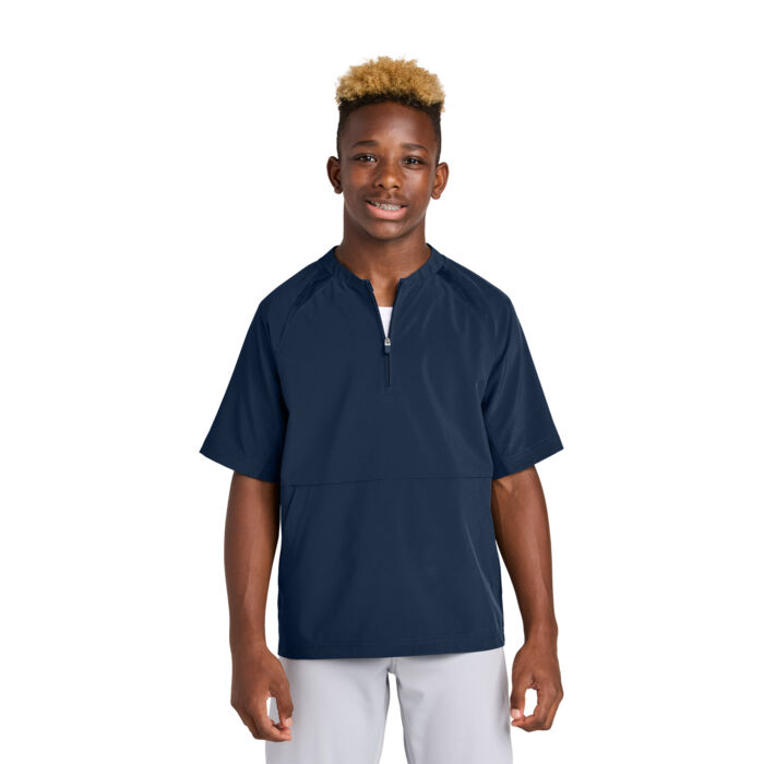Youth Repeat 1/2 Zip Short Sleeve Jacket Thumbnail