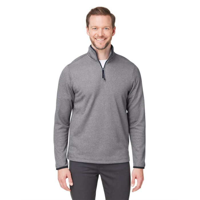 Men's Venture Heathered Stripe Quarter-Zip Pullover Thumbnail