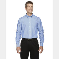 Men's Crown Collection® Banker Stripe Woven Dress Shirt Thumbnail
