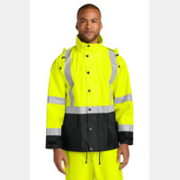 Ansi 107 Class 3 Rain Jacket Thumbnail