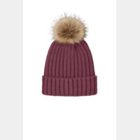Faux Fur Pom Beanie Thumbnail