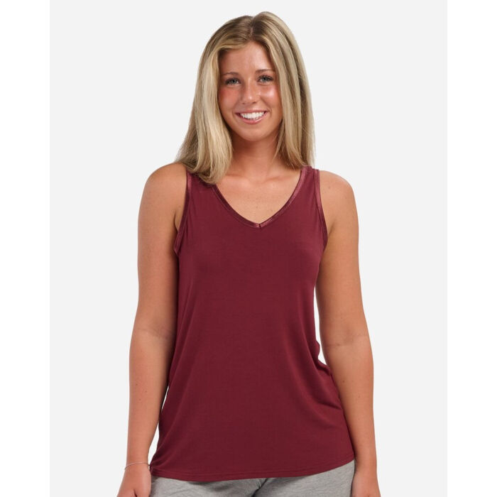 Women's Bamboo V-Neck Tank Top Thumbnail