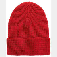 Waffle Cuffed Knit Beanie Thumbnail