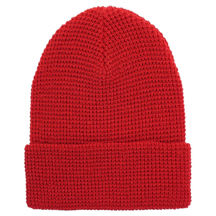 Waffle Cuffed Knit Beanie Thumbnail