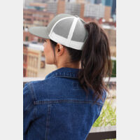 Snapback Ponytail Trucker Cap Thumbnail