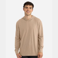 Unisex CVC Hoodie Long Sleeve T-Shirt Thumbnail
