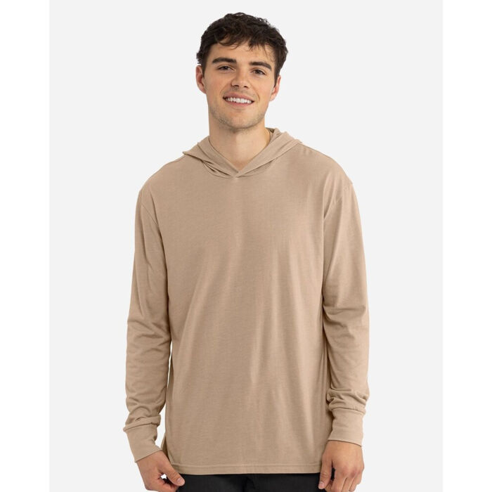 Unisex CVC Hoodie Long Sleeve T-Shirt Thumbnail