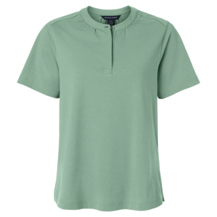 Women's Seaton Pebble Textured Polo Thumbnail