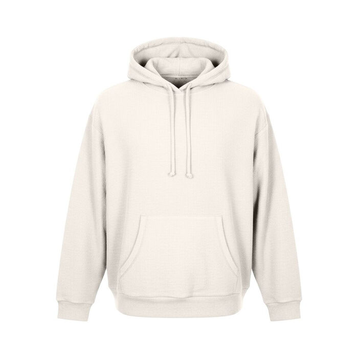 Unisex Corded Pullover Hooded Sweatshirt Thumbnail