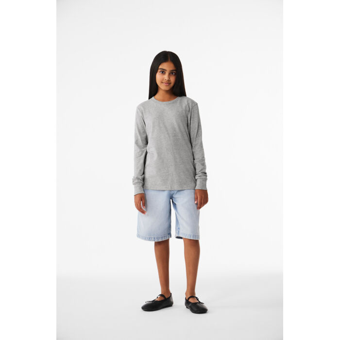 Youth Heather CVC Long Sleeve Tee Thumbnail