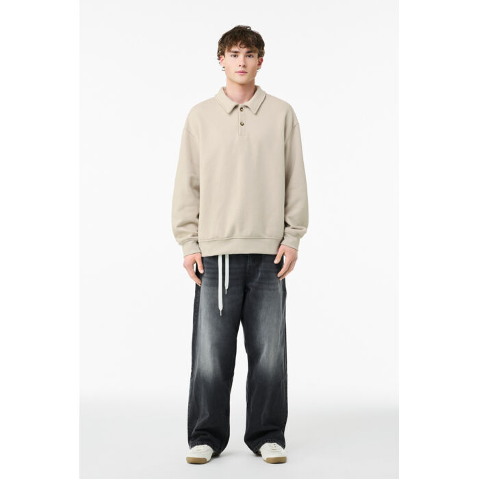 Unisex 10 Ounce Polo Sweatshirt Thumbnail