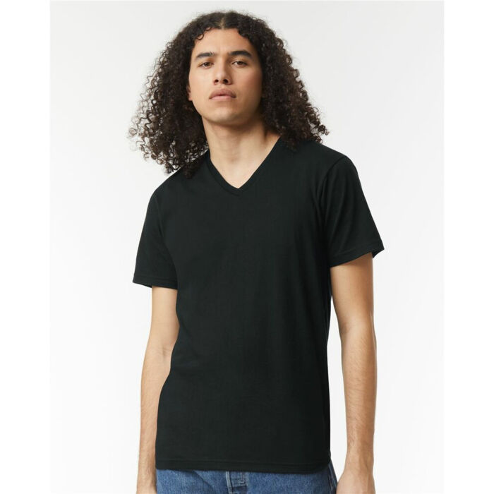 Unisex CVC V-Neck Tee Thumbnail