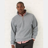 Unisex Super Sweats NuBlend® Quarter-Zip Cadet Collar Sweatshirt Thumbnail