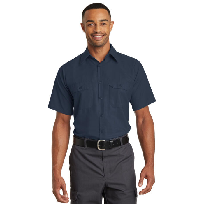 Short Sleeve Solid Ripstop Shirt Thumbnail