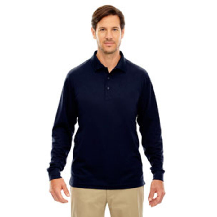 Men's Tall Pinnacle Performance Long-Sleeve Piqué Polo Thumbnail