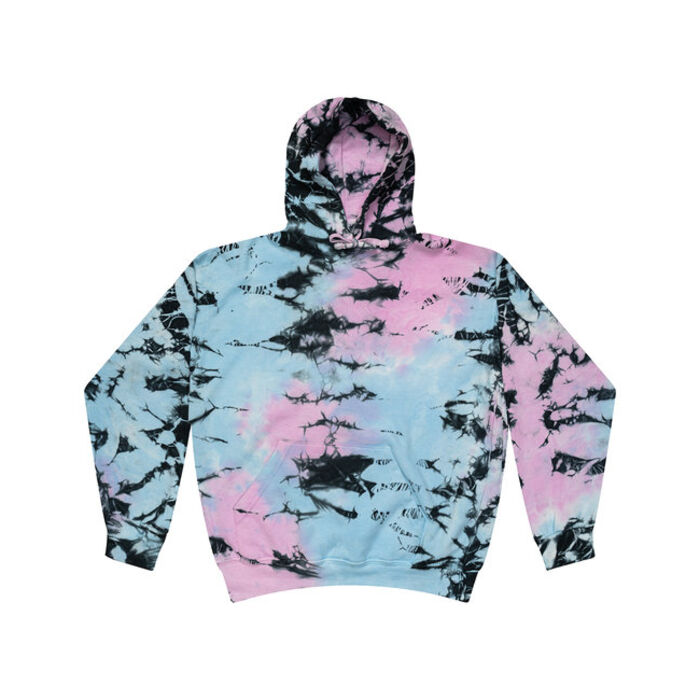Adult Tie-Dyed Pullover Hooded Sweatshirt Thumbnail