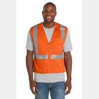 Ansi 107 Class 2 Mesh Zippered Vest Thumbnail