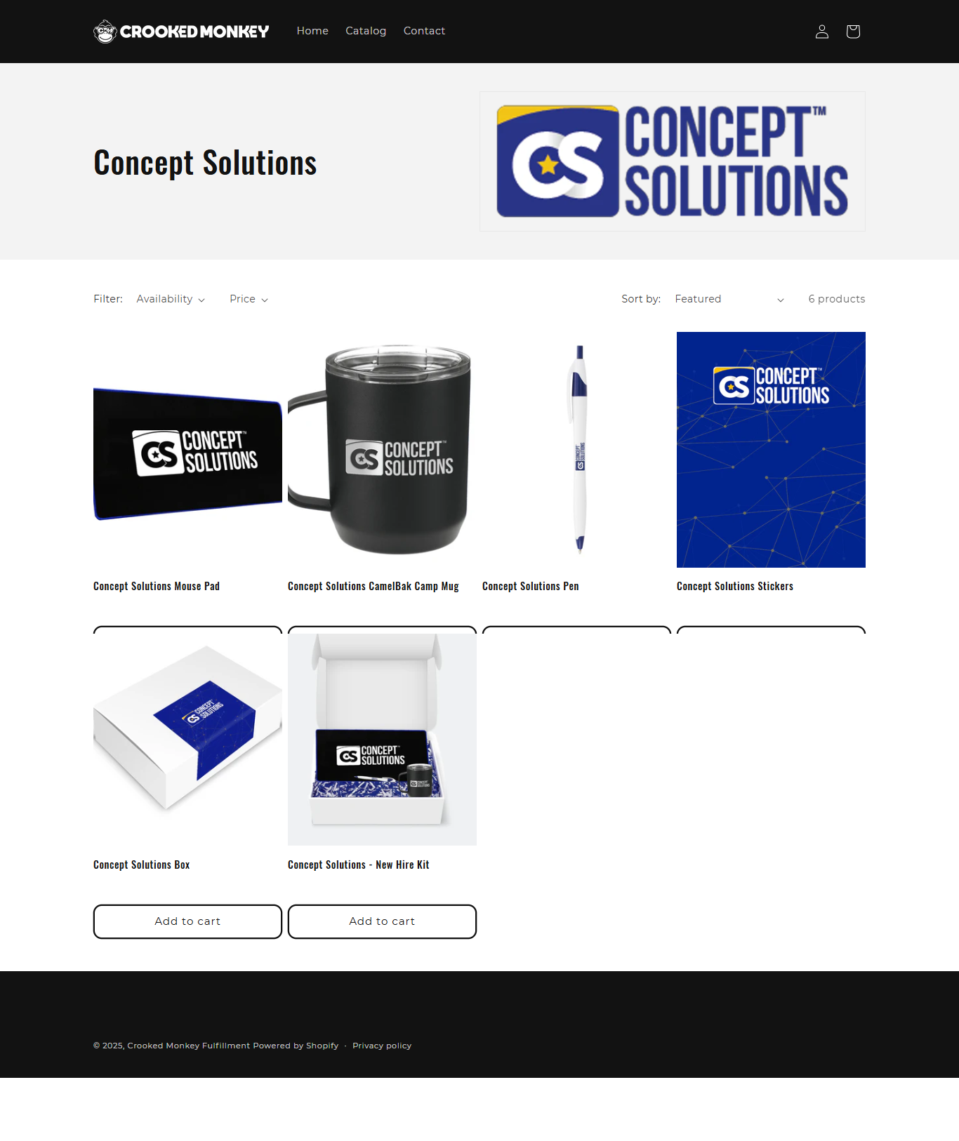 Crooked Monkey swag shop - Inventory Management