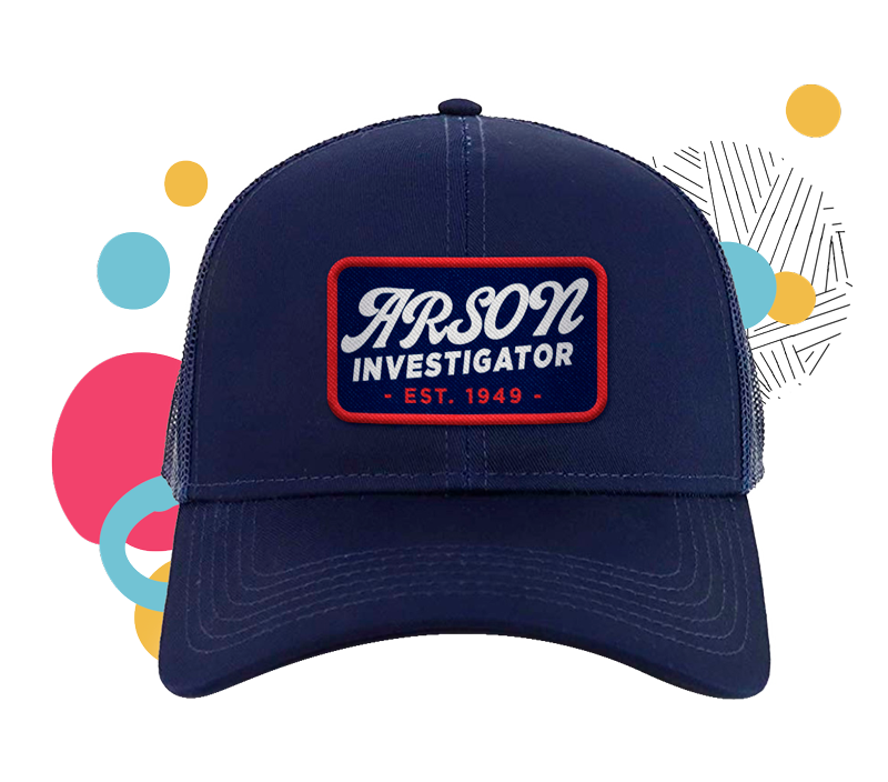 Arson investigator custom design hat