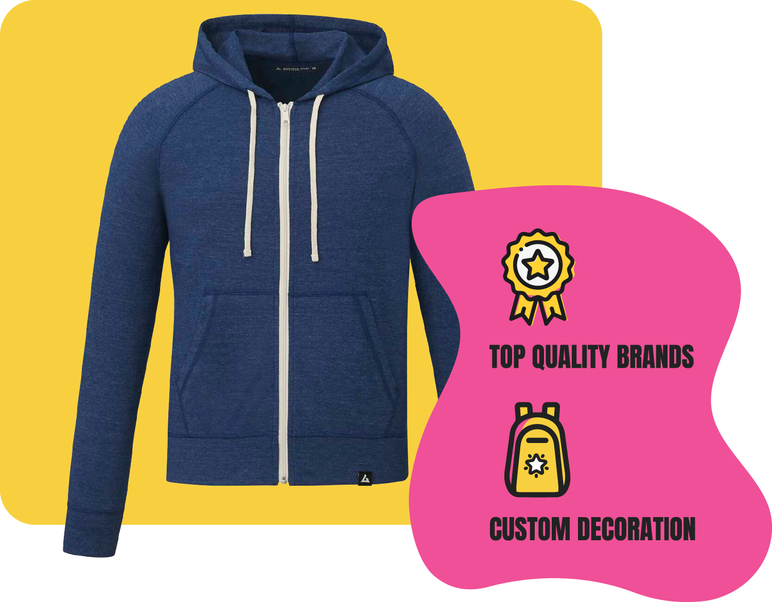 Top quality brands. Custom decoration.