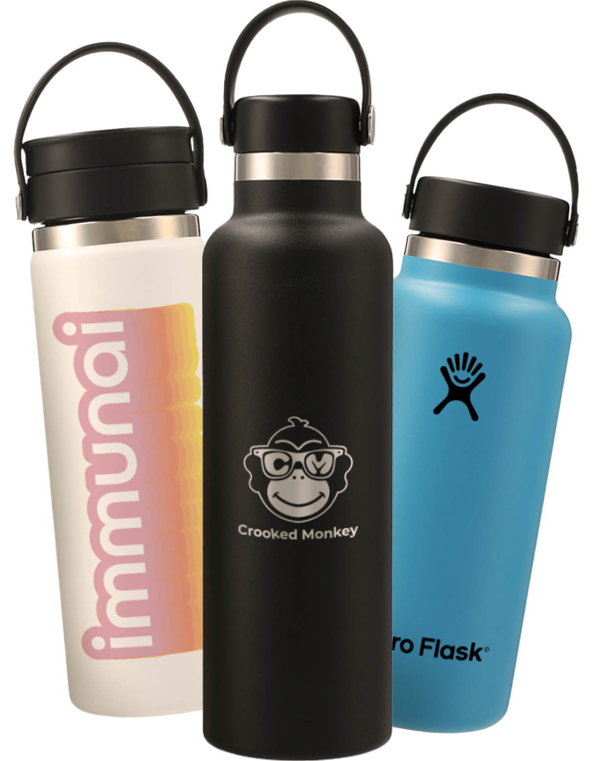 Custom Hydro Flask bottles