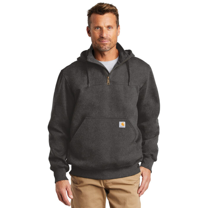 Rain Defender ® Paxton Heavyweight Hooded Zip Mock Sweatshirt Thumbnail