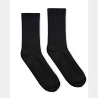 USA-Made Solid Crew Socks Thumbnail