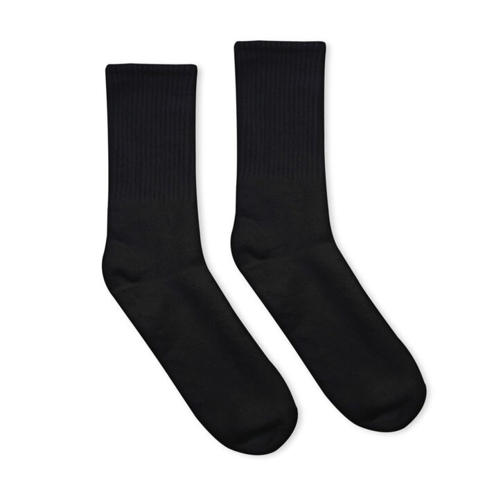 USA-Made Solid Crew Socks Thumbnail