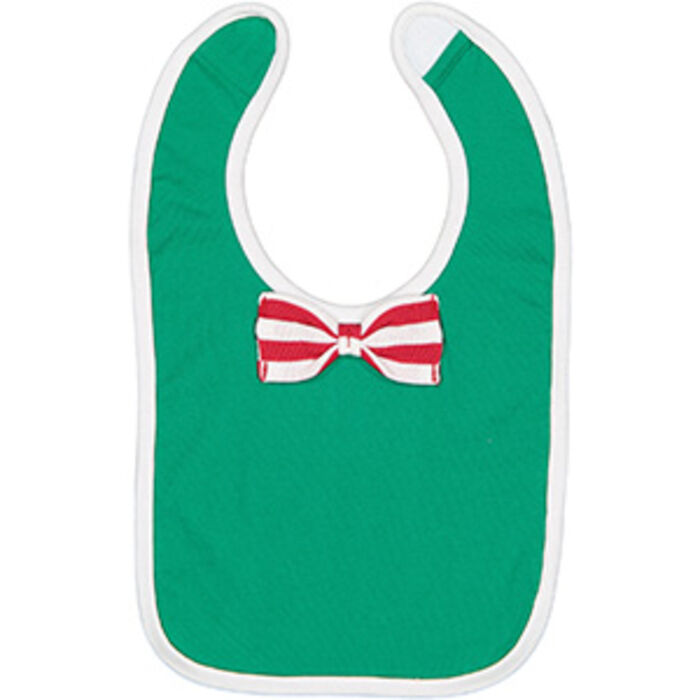Infant Baby Rib Bow Tie Bib Thumbnail