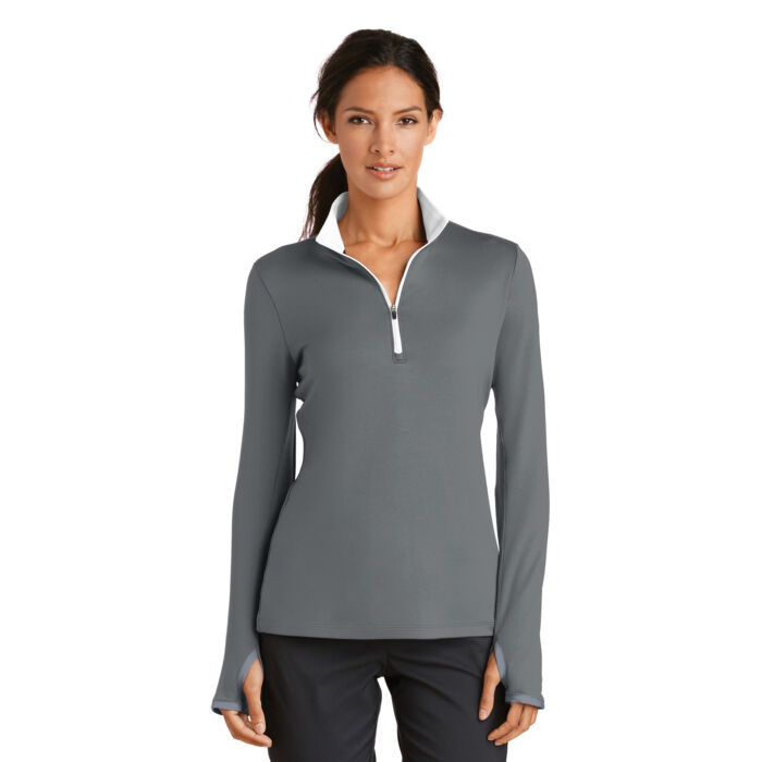 Ladies Dri FIT Stretch 1/2 Zip Cover Up Thumbnail