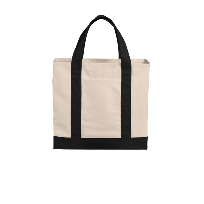Cotton Canvas Two Tone Tote Thumbnail