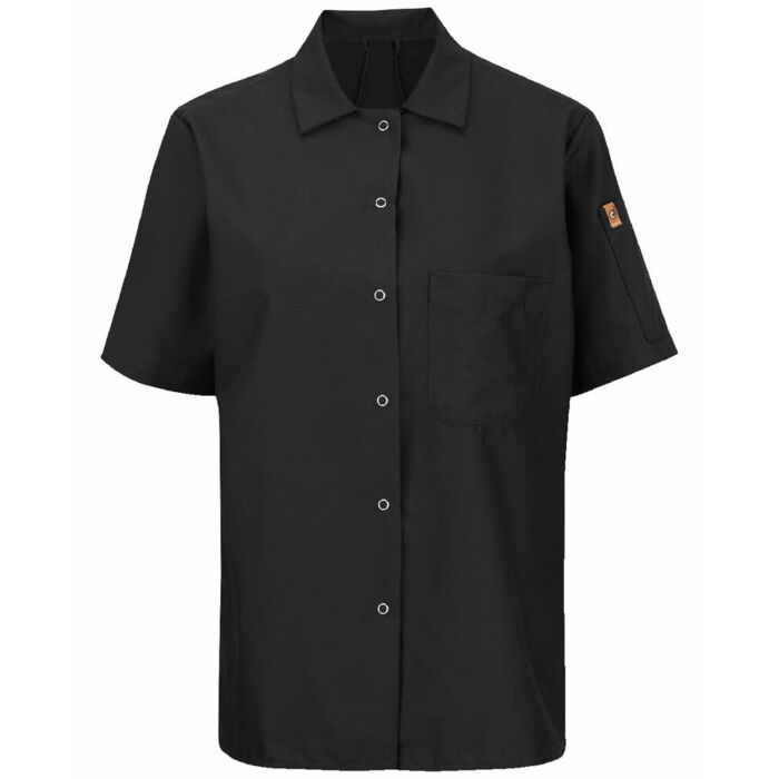 Women's Mimix™ Short Sleeve Cook Shirt with OilBlok Thumbnail