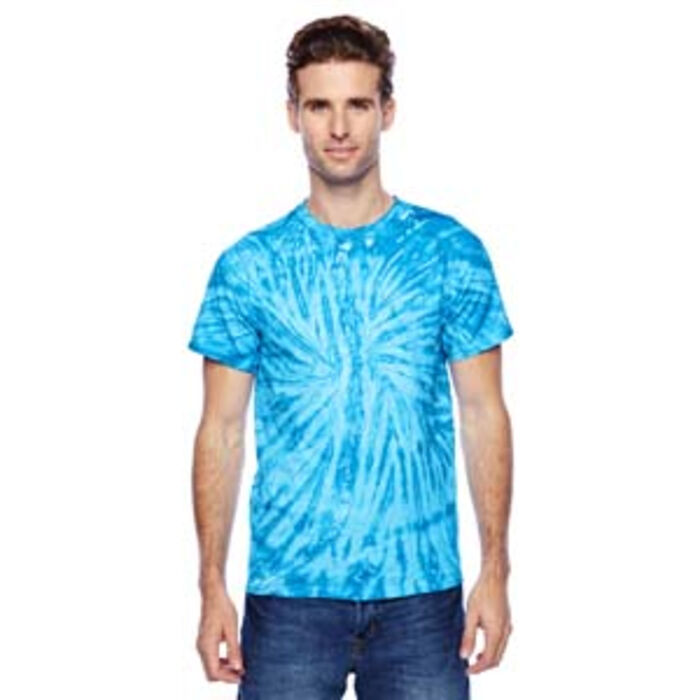 Adult 5.4 oz., 100% Cotton Twist Tie-Dyed T-Shirt Thumbnail