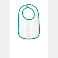 Infant Contrast Trim Terry Bib Thumbnail