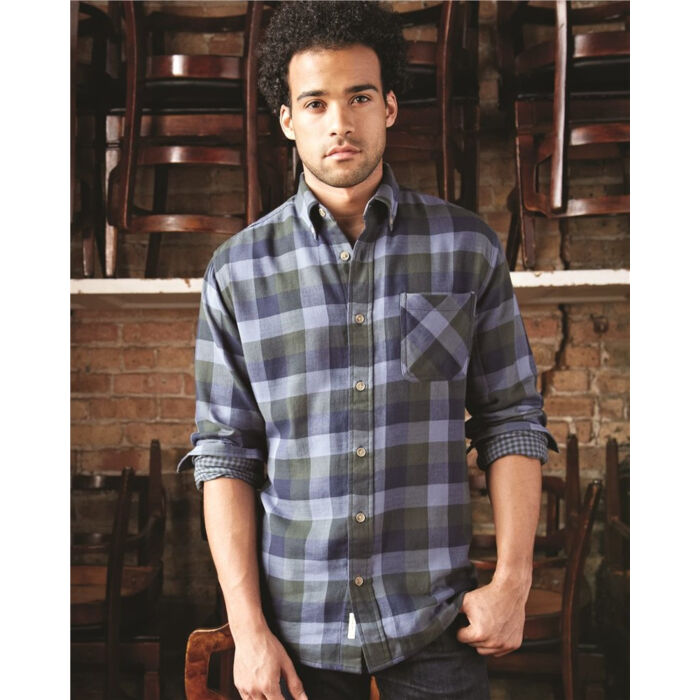 Vintage Brushed Flannel Long Sleeve Shirt Thumbnail