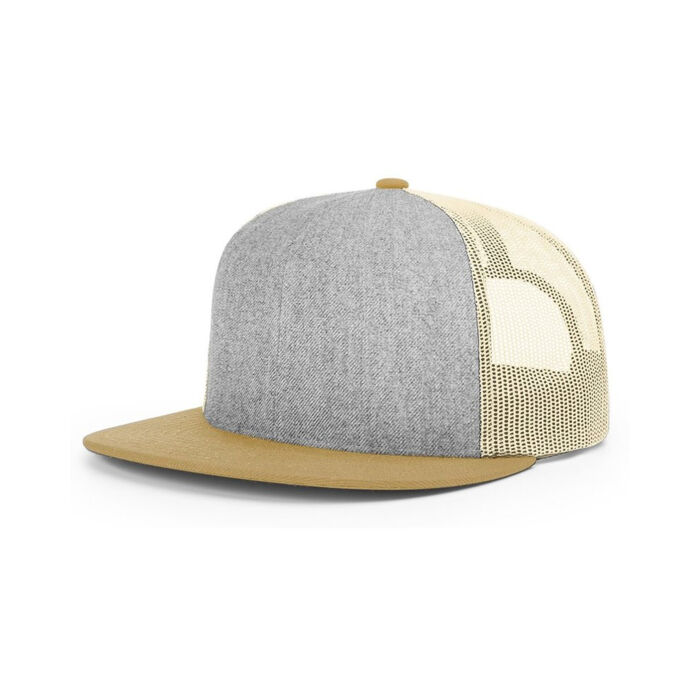 Wool Blend Flat Bill Trucker Cap Thumbnail
