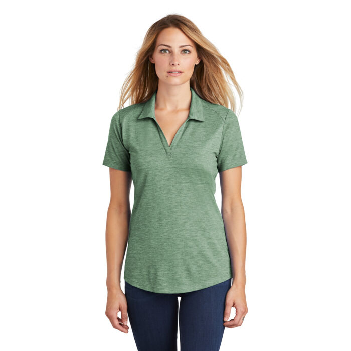 Women's PosiCharge ® Tri Blend Wicking Polo Thumbnail