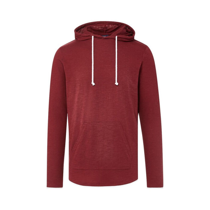 Miles Slub Hooded Long Sleeve T-Shirt Thumbnail