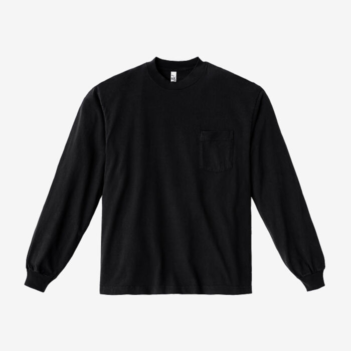 Long Sleeve Garment Dye Pocket T-Shirt Thumbnail