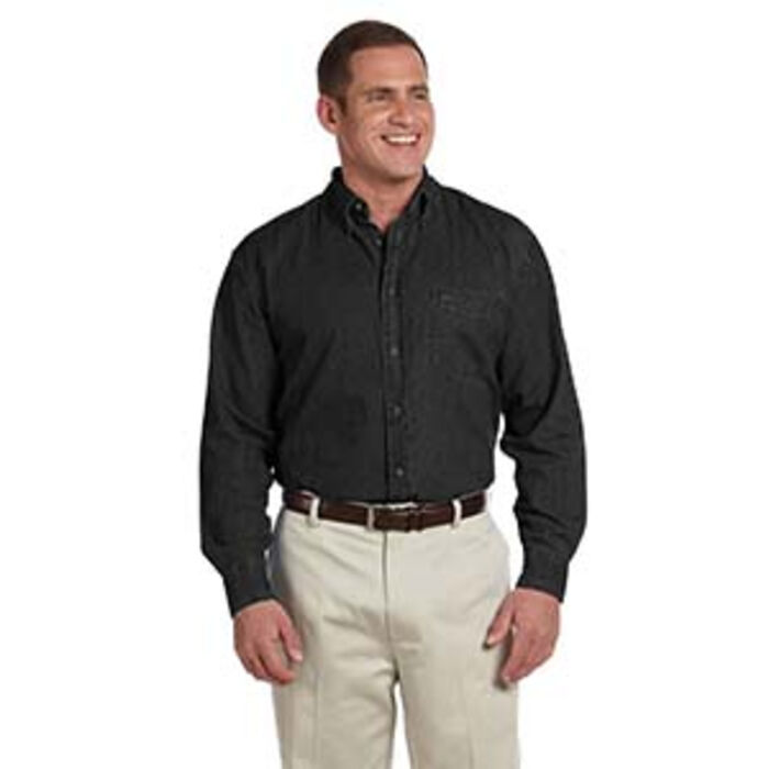 Men's Long-Sleeve Denim Shirt Thumbnail